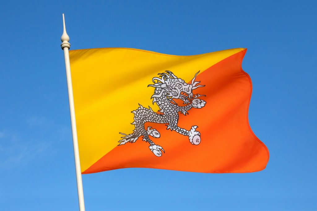 Flag of the Kingdom of Bhutan