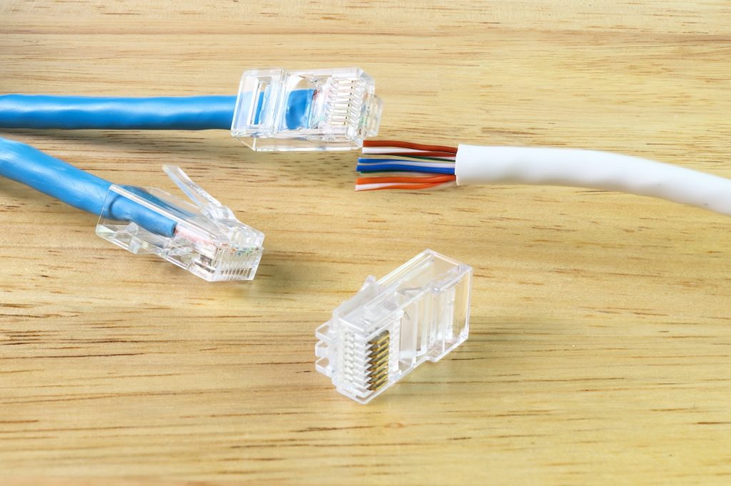 RJ45 with Cable for use Network internet cable, device for network cable connectivity