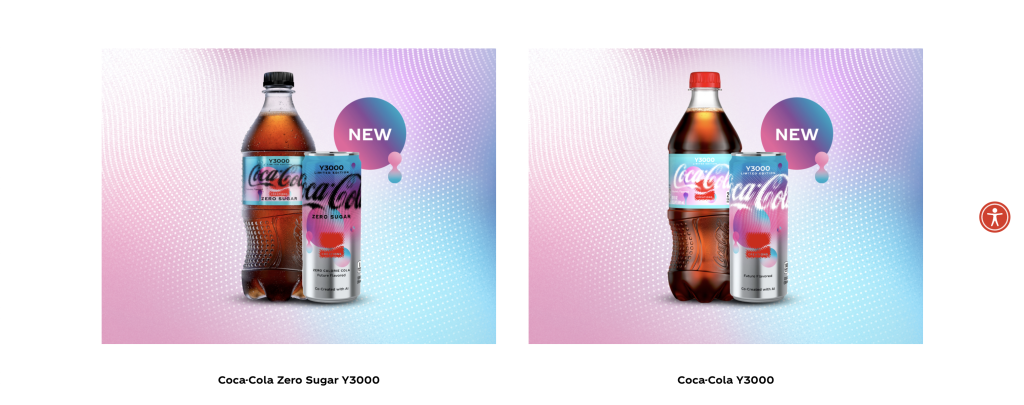 Coke launched Coca-Cola Y3000, a drink co-created with AI