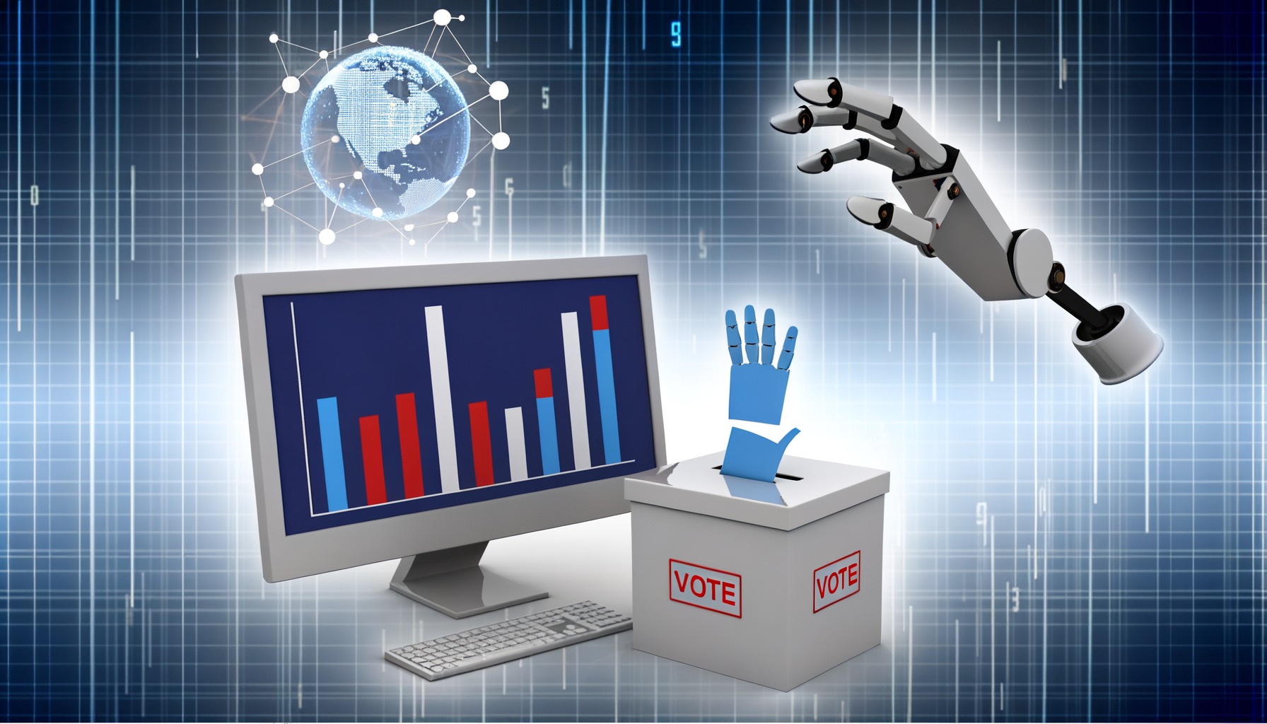 Poll manipulation by AI threatens democratic accuracy, according to a new study