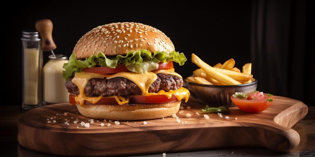  Burger, Food, Food Presentation