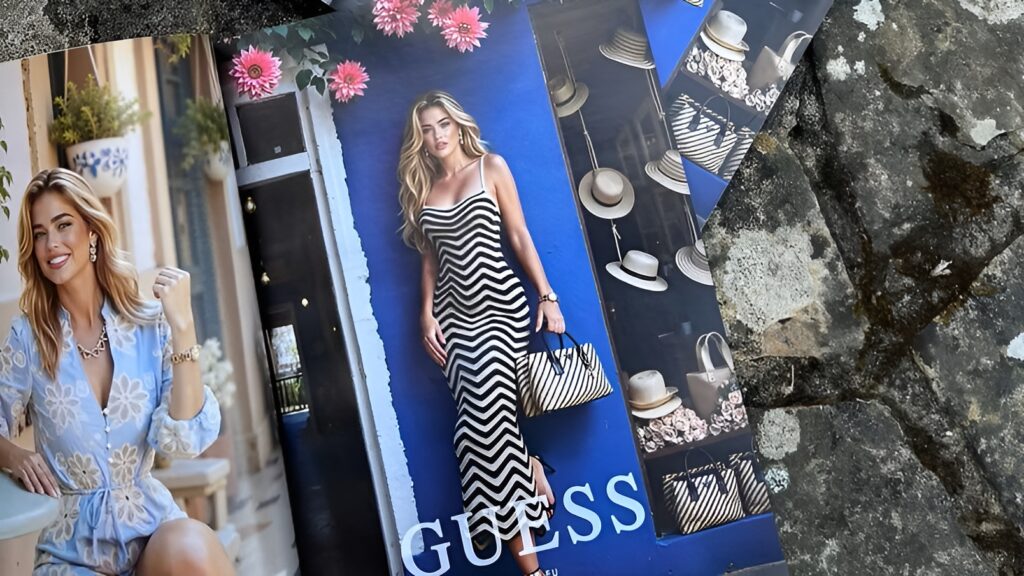 Guess, Vogue, Seraphinne Vallora, AI, supermodel