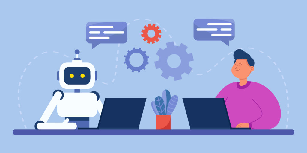 Digital concept of artificial intelligence in corporate settings, highlighting MIT research finding 95 percent of AI projects fail to deliver business returns.