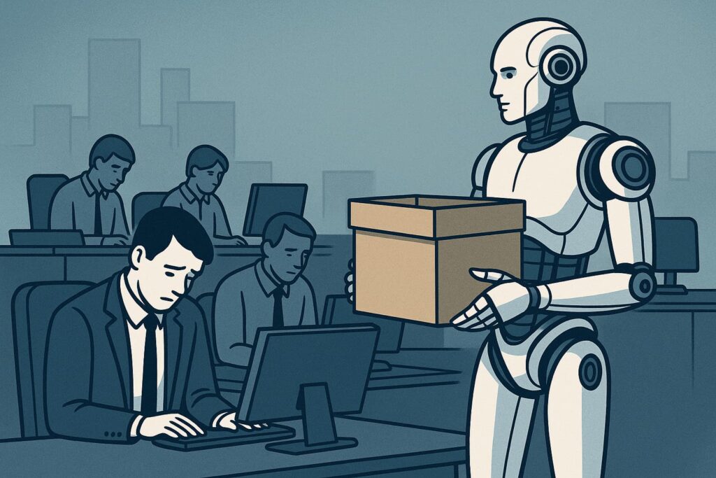 A Stanford study finds entry-level jobs in AI-heavy fields shrinking, with young workers most at risk.
