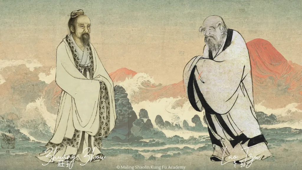 A painting of two men