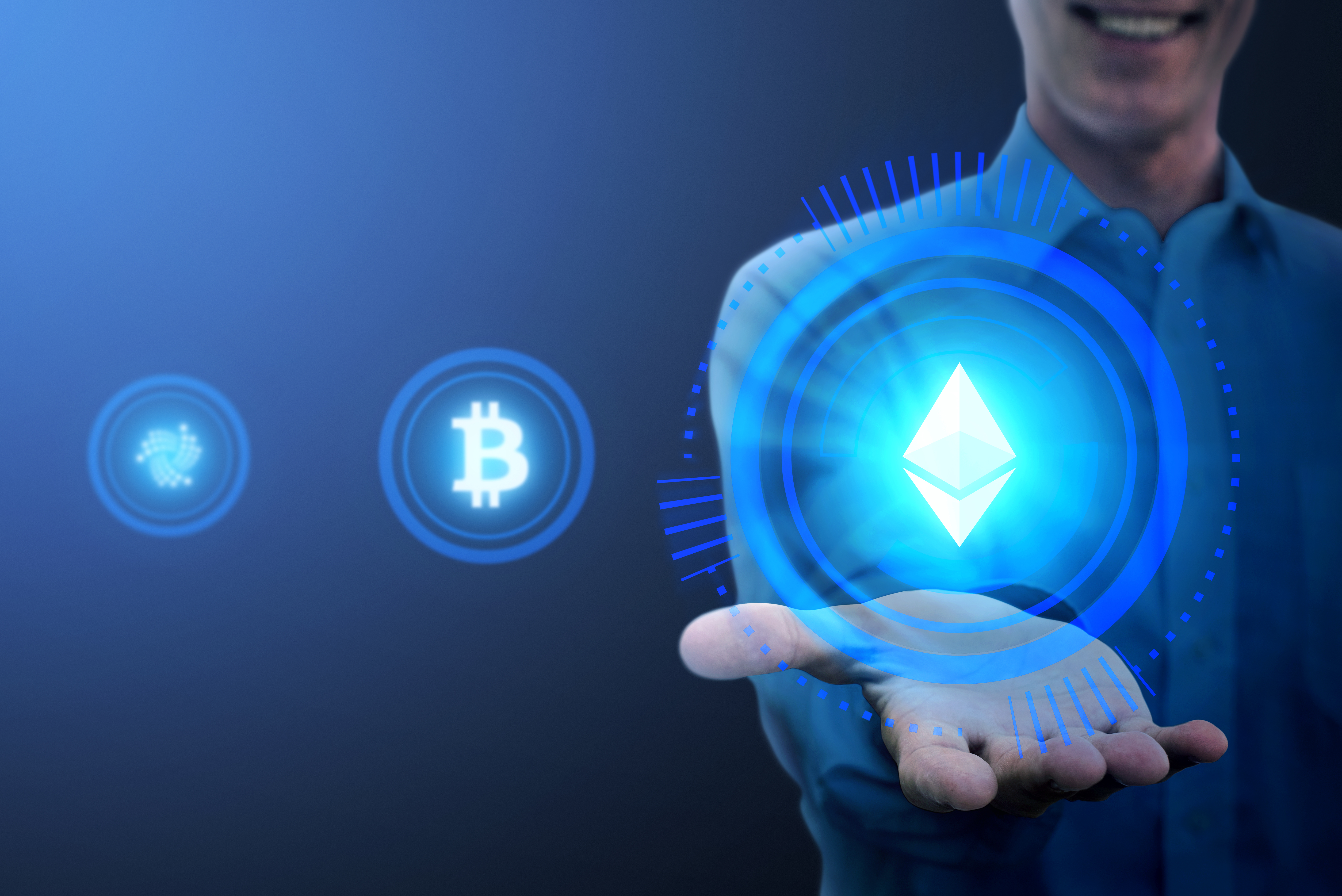 beautiful cryptocurrency hologram design 5