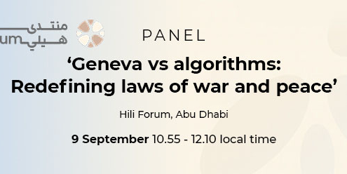 From Geneva to Abu Dhabi: Algorithms Redefining War and Peace 2 Text, Paper