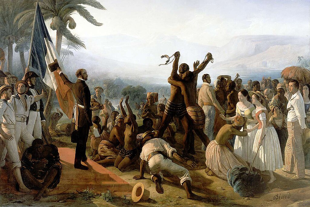The role of NGOs in shaping foreign policy 1 The image shows the painting
The Abolition of Slavery in the French Colonies, by François-Auguste Biard