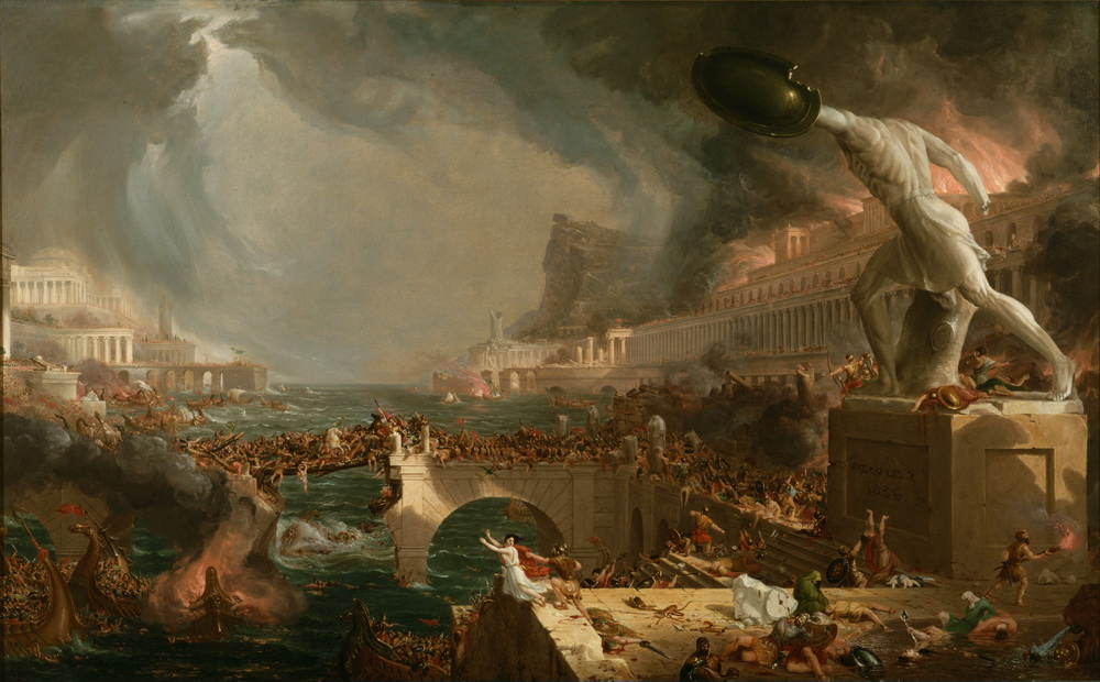 The illusion of free markets: Why rules are inescapable 2 The image shows the painting The Course of Empire: Destruction, by Thomas Cole