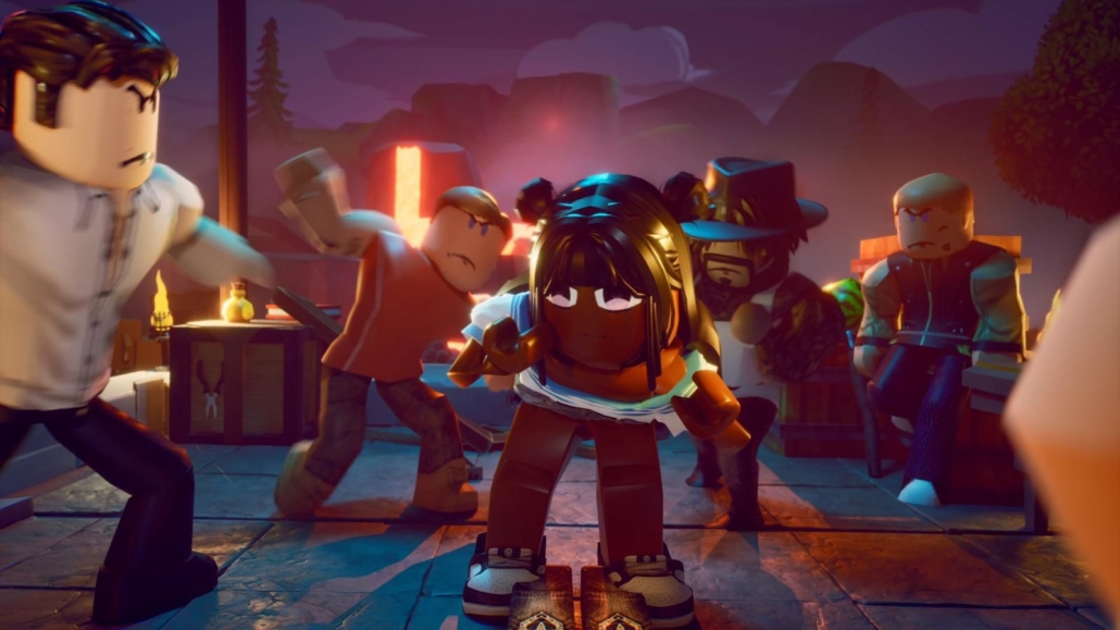 Reflections on the documentary 'Abuse in the World of Online Games' 5 The image shows a screenshot from the game Roblox