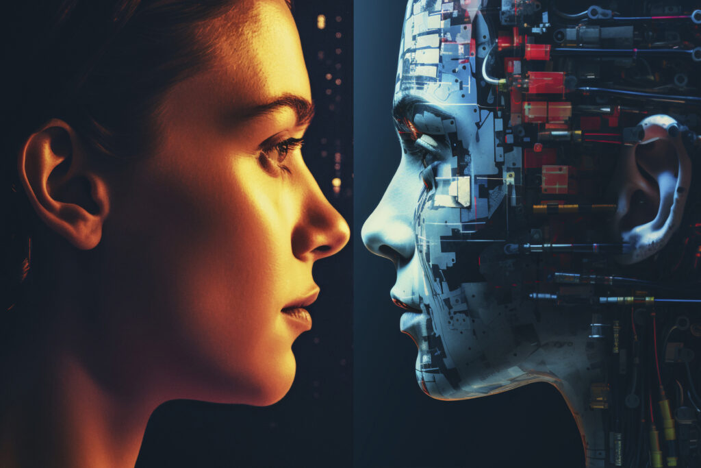 Humans adapt to new situations through abstraction, while AI relies on statistical or rule-based methods, limiting flexibility in unfamiliar scenarios.