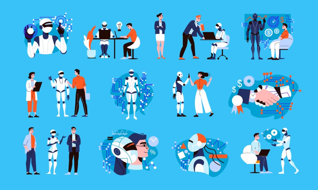 Industry data reveals modest changes in sectors exposed to AI, with trends largely beginning before ChatGPT's release in 2022.