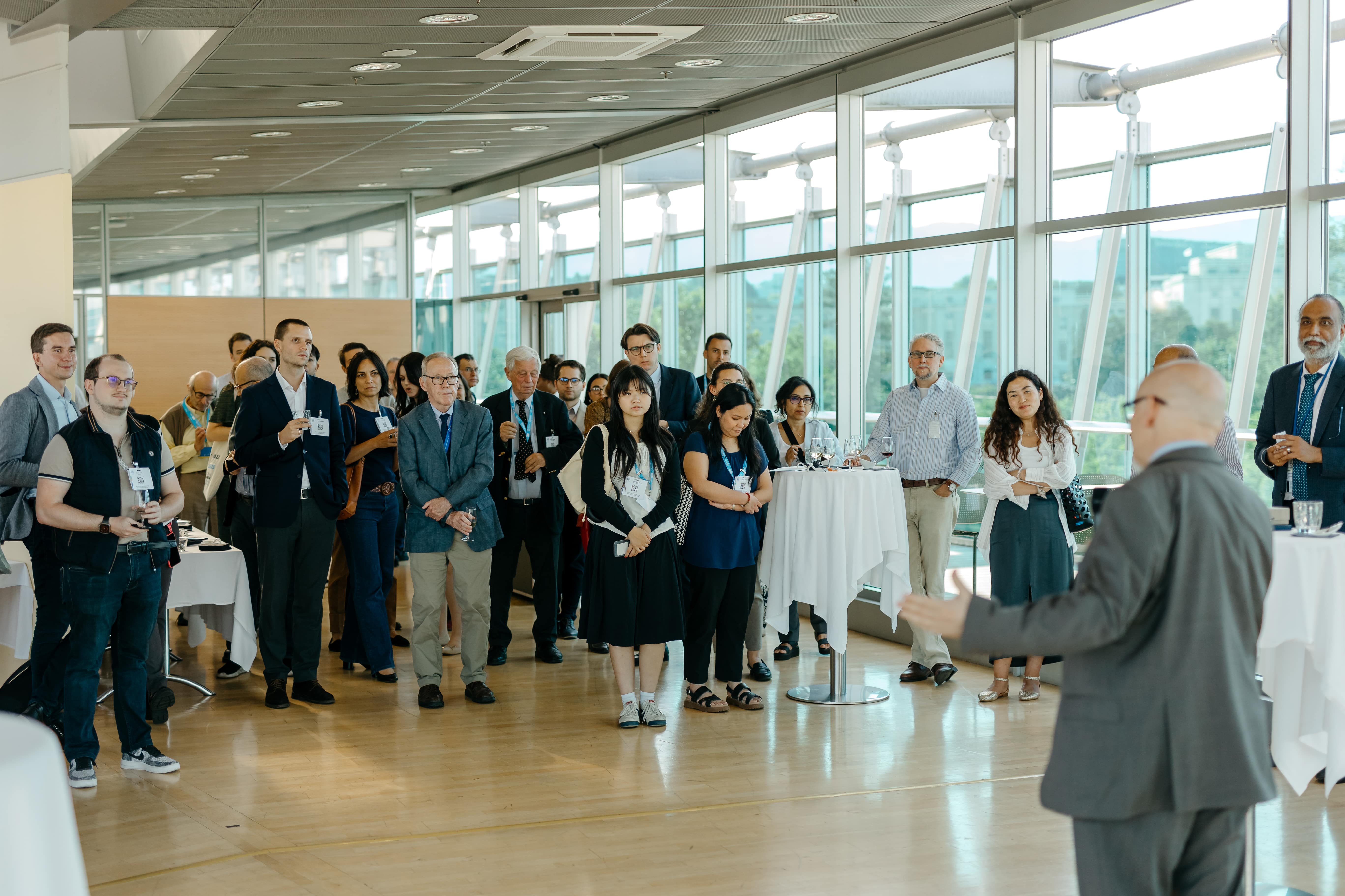 LAZA1877-min Clothing, Footwear, Shoe, Adult, Male, Man, Person, Accessories, Bag, Handbag, Cup, Wristwatch, Glasses, Skirt, Belt, Groupshot, Indoors, Formal Wear, Tie, Babar Khan Ghauri, John Helliwell, Miu Tomita, Torgny Lindgren, EeOneGuy, Bruno Steinhoff, Nathacha Appanah, Lati Grobman, Michael Fabiano, Marcus Brigstocke, Stefan Bradl, Cadaveria