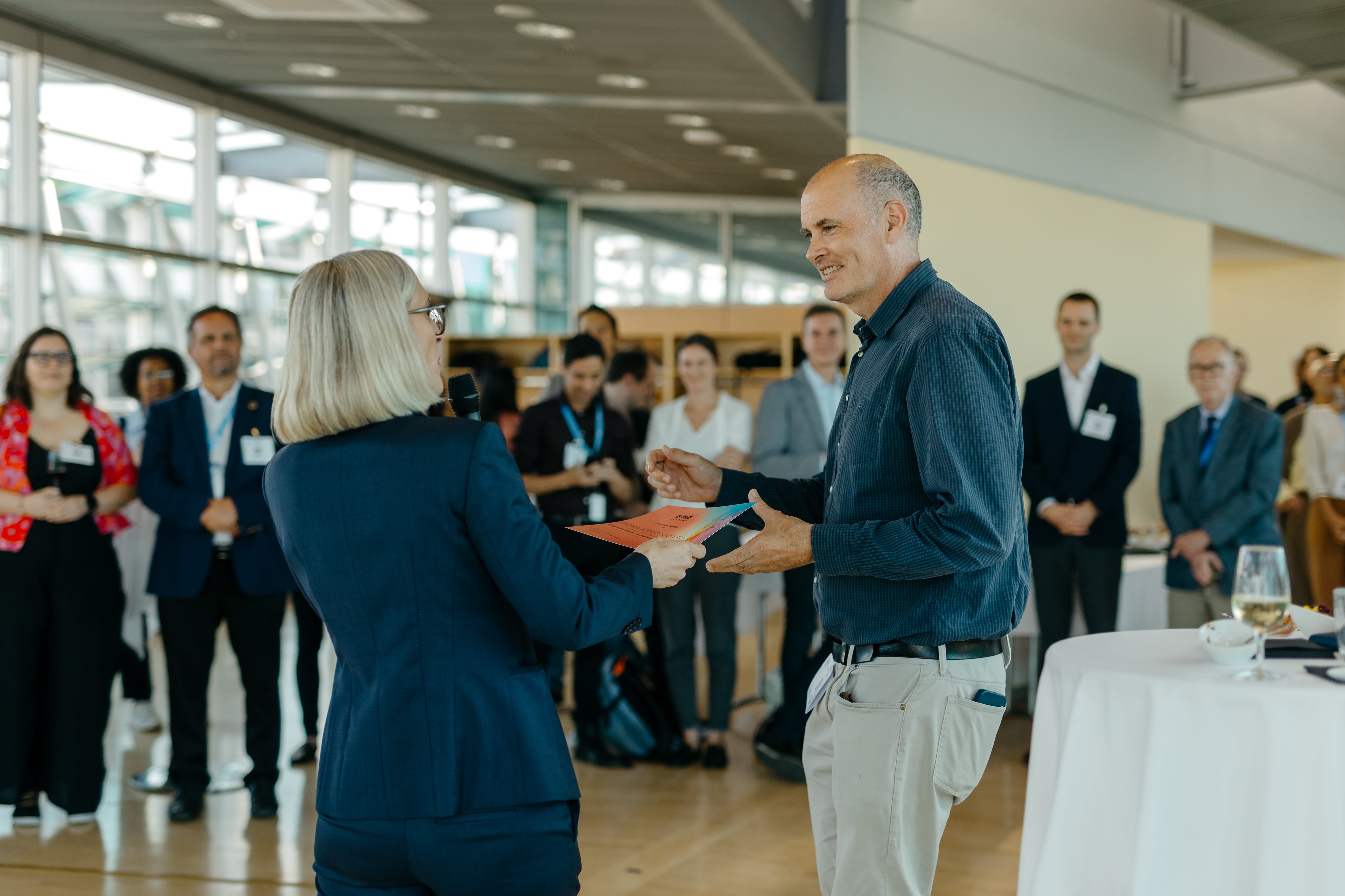 LAZA2091-min Adult, Female, Person, Woman, Male, Man, Accessories, Belt, Clothing, Footwear, Shoe, Glasses, Formal Wear, Tie, Face, Head, Coat, Nina Revoyr, Victor Vasarely, Jordi Magem Badals, Madison Robinson