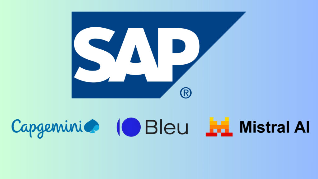 SAP unveils new partnerships with Bleu, Capgemini and Mistral AI to boost European sovereignty.