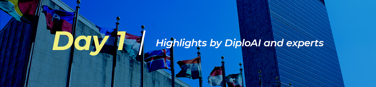 UN General Assembly High-level meeting on WSIS+20 review 2 City, Urban, Flag, People, Person