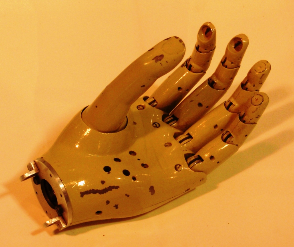 The image shows a photograph of the Belgrade Hand