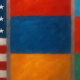Corridors and calculations: America’s new diplomacy in the South Caucasus 9 USA, Armenia and Azerbaijan flags