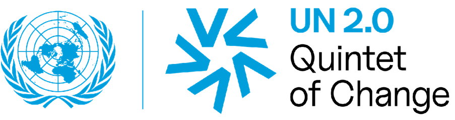 AI in practice across the UN system: UN 2.0 AI Expo 1 Logo, Nature, Outdoors, Text, Snow