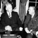 First- and second-order questions in policymaking 3 Crowd, Person, Press Conference, Adult, Bride, Female, Wedding, Woman, Male, Man, Accessories, Formal Wear, Tie, Glasses, People, Clothing, Glove, Harry S. Truman, William Averell Harriman, George Marshall, Andrew Barton Paterson