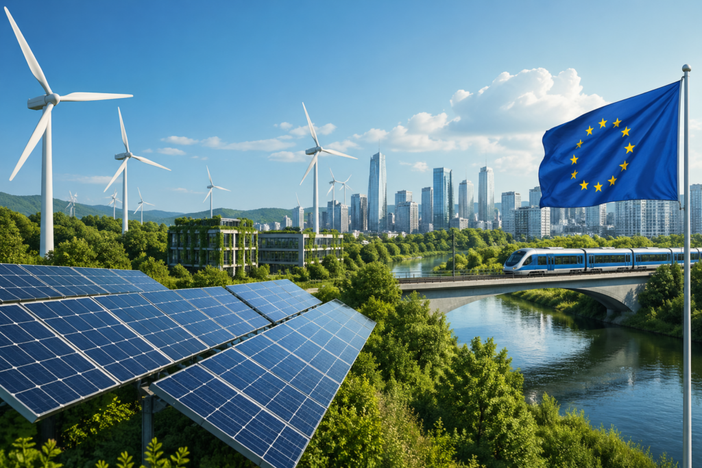 EU launches Global Green Bond Initiative Fund to mobilise €20 billion for sustainable infrastructure worldwide.