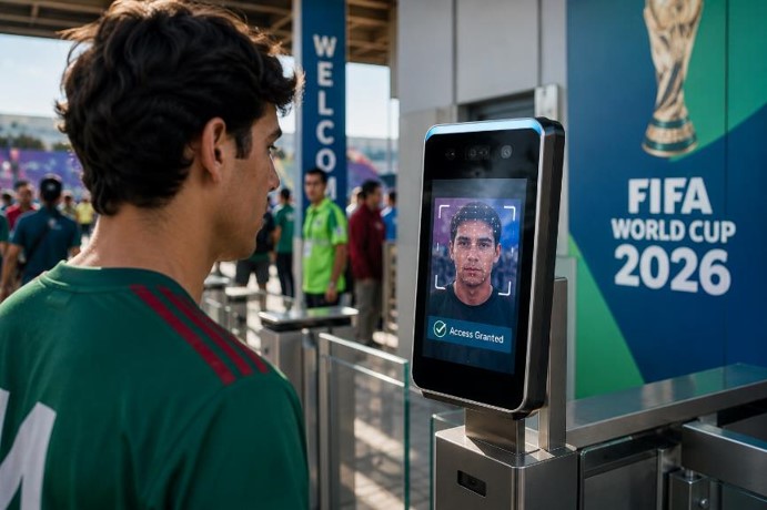 FIFA World Cup 2026 faces growing AI and cybersecurity threats 4 Person, Electronics, Mobile Phone, Phone, Adult, Male, Man, Computer Hardware, Hardware, Monitor, Screen, Guard, Face, Head, Mattia De Sciglio