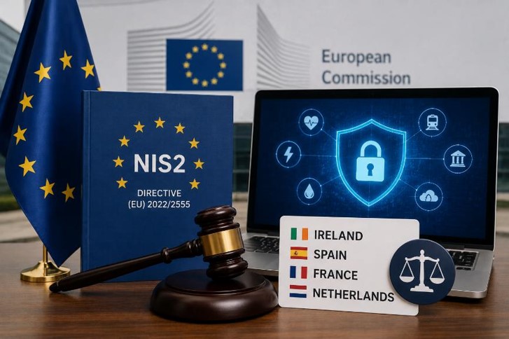 European Commission takes four countries to EU court over NIS2 delays
