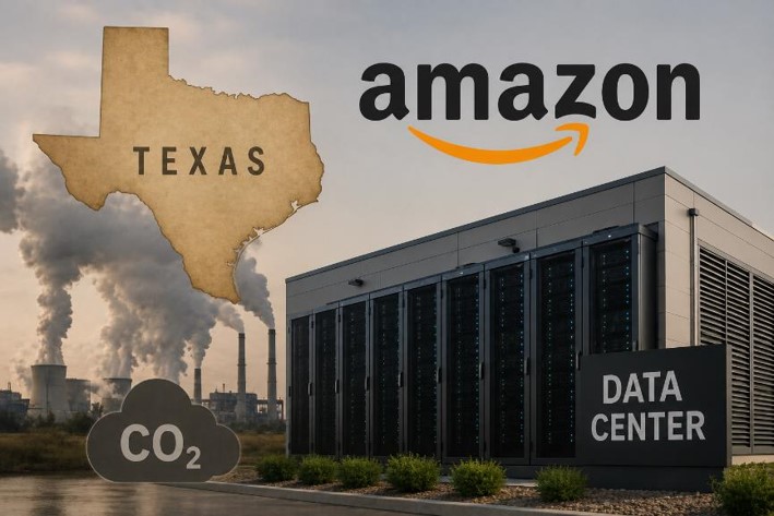 Amazon Data Center Climate Pollution Risk
